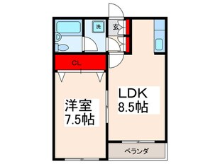 実用マンションの物件間取画像